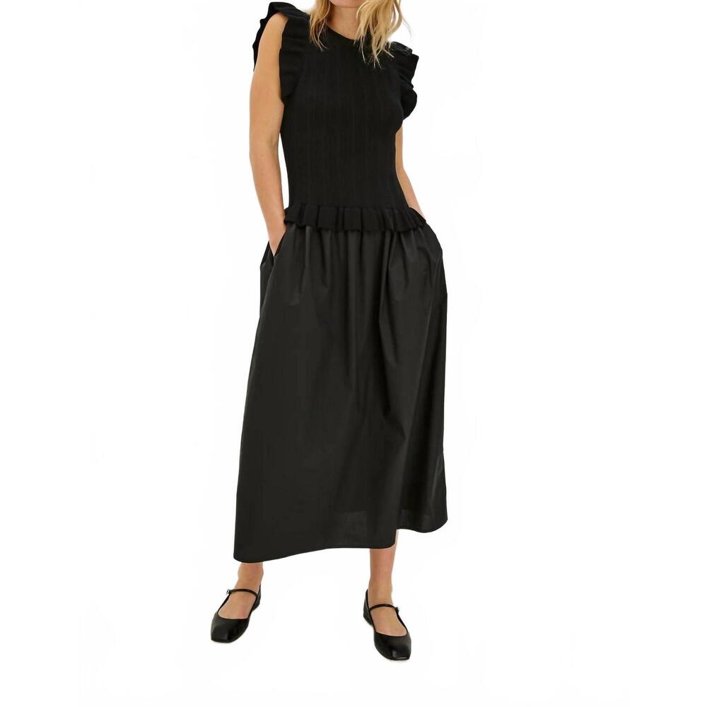 NEW RAILS deirdre dress in black